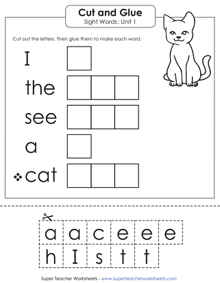 1st grade sight words printable pdf